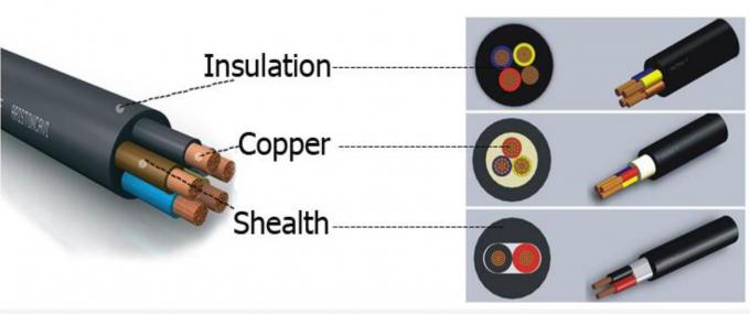 Wasserdichtes Gummi-Kabel mit Silikon-Gummikabel Universalkabel mit Gummikabel 4