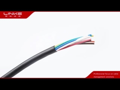 Flexibles PVC-Rundkabel für elektrische Aufzüge mit Strickkabel für UV-beständige Krane
