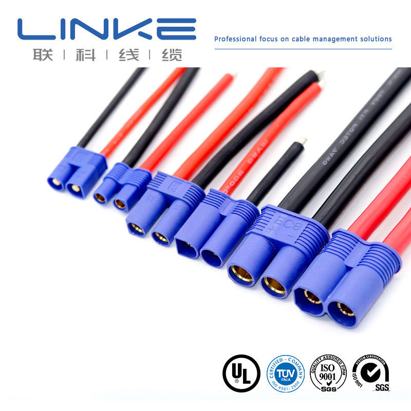 Schwarz UL 62 32A 5p 2c*10AWG 1c*10AWG 3c*18AWG EV Ladekabel mit Kupferdrähten