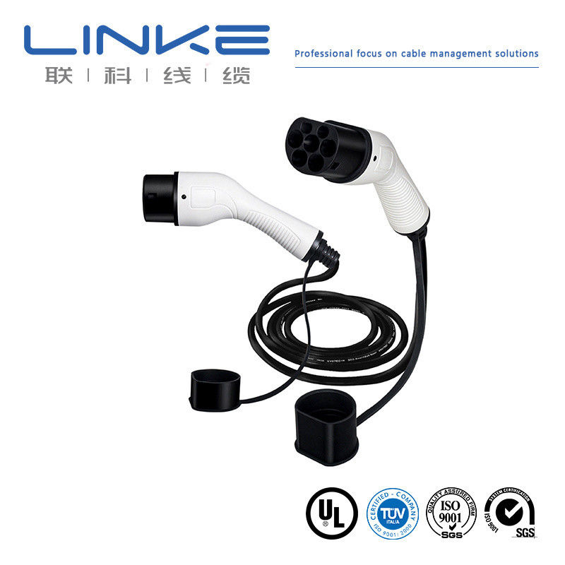 UL-Zertifizierungskabel 62 32A 5p 2c*10AWG 1c*10AWG 3c*18AWG EV-Ladekabel Struktur 3034/0.20