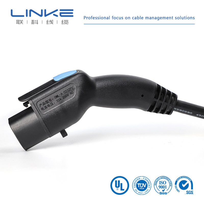 5m Ladekabel für Elektrofahrzeuge 16A 32A TUV Sud Zertifizierte Wechselstromstation Stecker