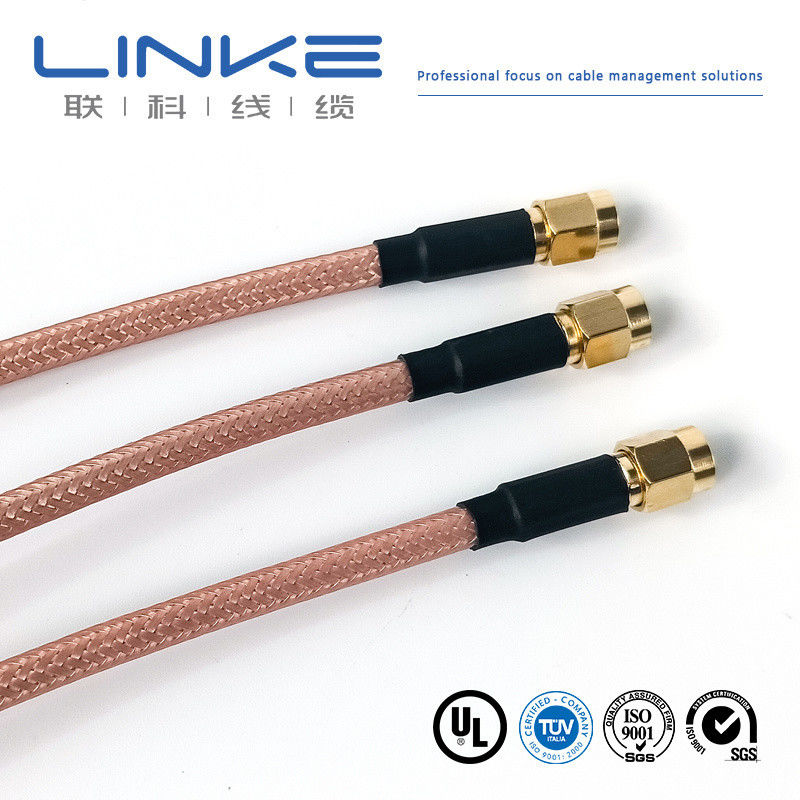 Wurth Elektronik RG142 Koaxialkabel 50 Ω, 4,95 mm OD SMA männlich auf SMA männlich weißes Kabel für Fahrzeuge mit neuer Energie