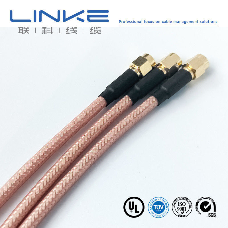 Wurth Elektronik RG142 Koaxialkabel 50 Ω, 4,95 mm OD SMA männlich auf SMA männlich weißes Kabel für Fahrzeuge mit neuer Energie