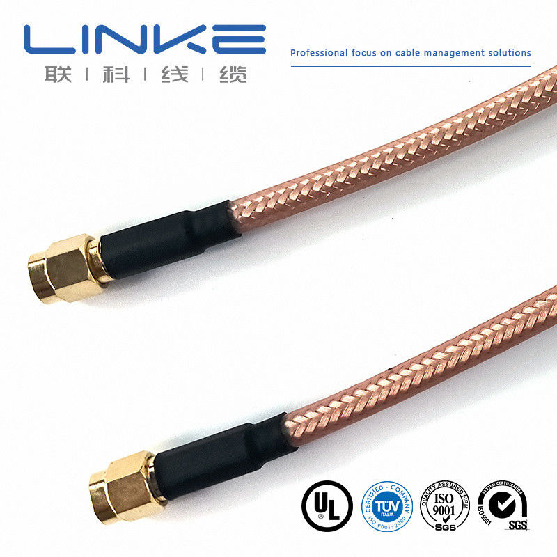 Wurth Elektronik RG142 Koaxialkabel 50 Ω, 4,95 mm OD SMA männlich auf SMA männlich weißes Kabel für Fahrzeuge mit neuer Energie