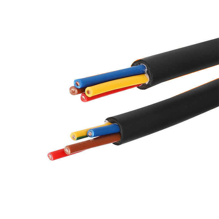 Flexibles PVC-Rundkabel für elektrische Aufzüge mit Strickwerk UV-beständiges Krankabel