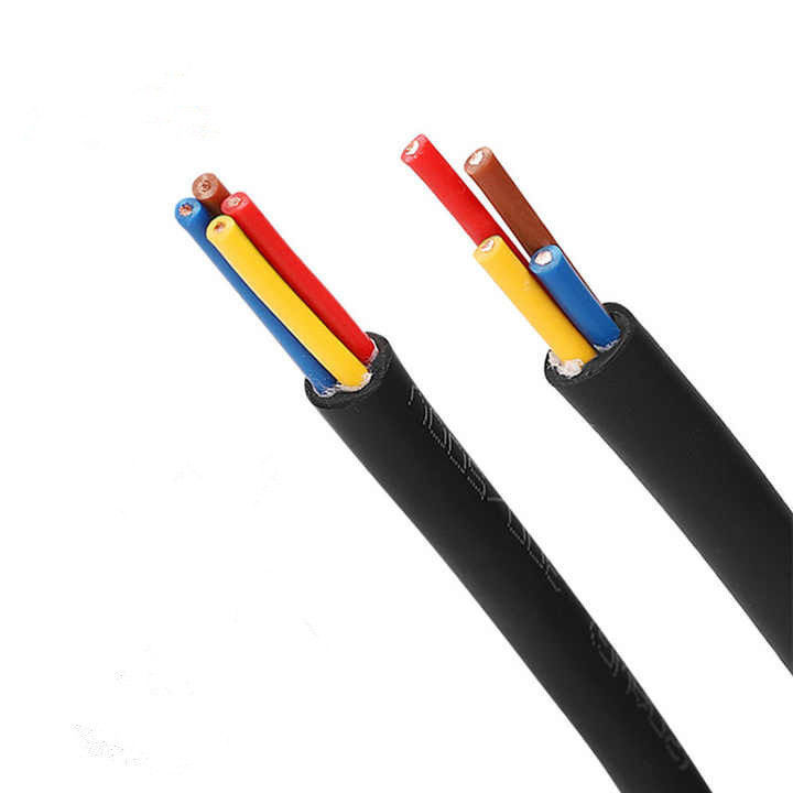 Flexibles PVC-Rundkabel für elektrische Aufzüge mit Strickwerk UV-beständiges Krankabel