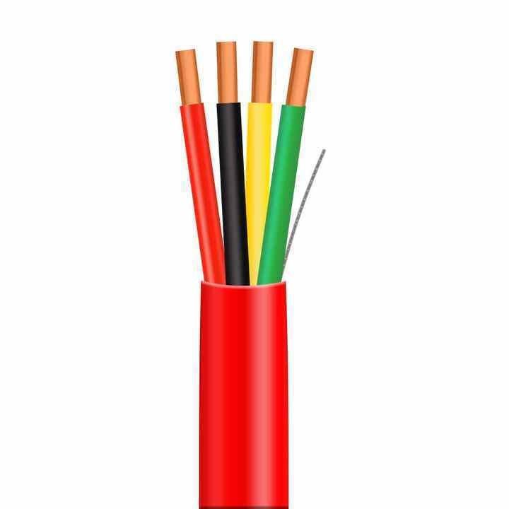 Aufzugsrunder Kabel PVC-Dämmjacke Weichdraht mit Mehrkern, Niedrigrauch, Halogenkabel
