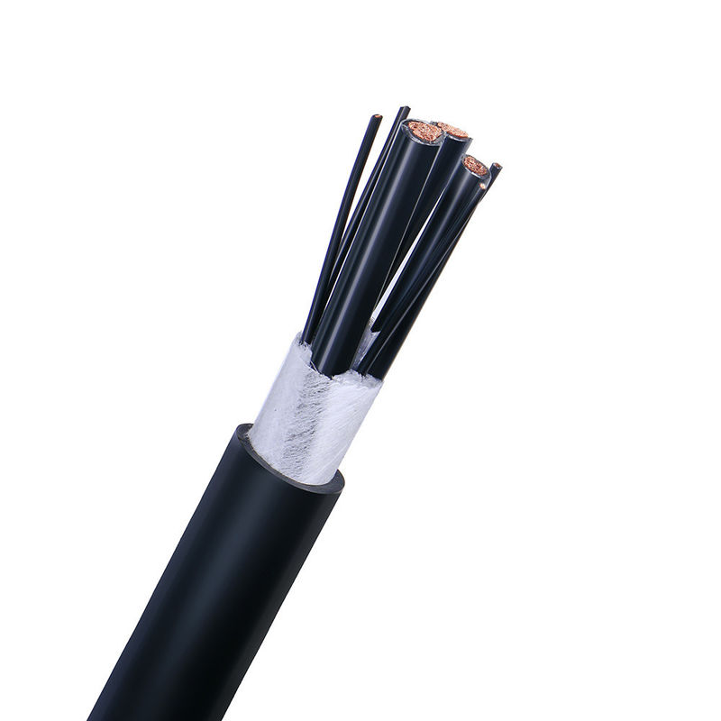 Schwarze PVC-Schiene Koaxikabel Serie RG6 / Rg58 / Rg11 / Rg59 für Videoüberwachung