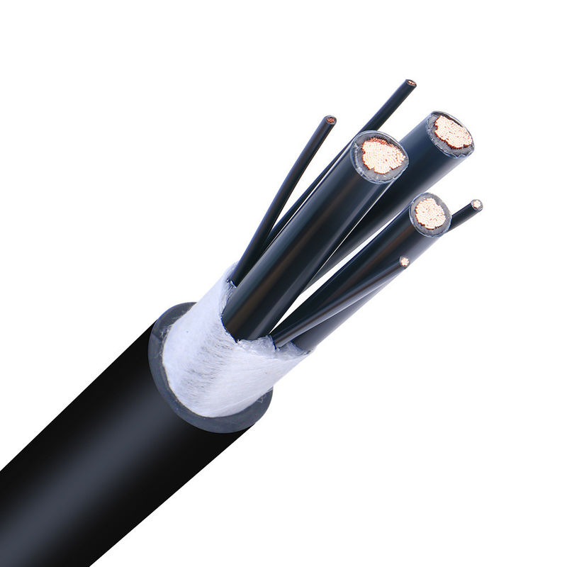 Schwarze PVC-Schiene Koaxikabel Serie RG6 / Rg58 / Rg11 / Rg59 für Videoüberwachung