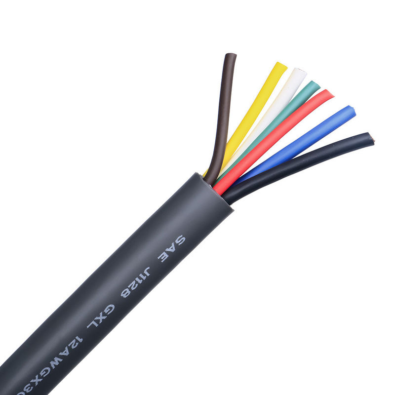 Kupferleiter Hohe Weichheit Niedrigspannungsdraht für Automobile PVC Isoliertes geballtes Kabel Flexibles Kabel