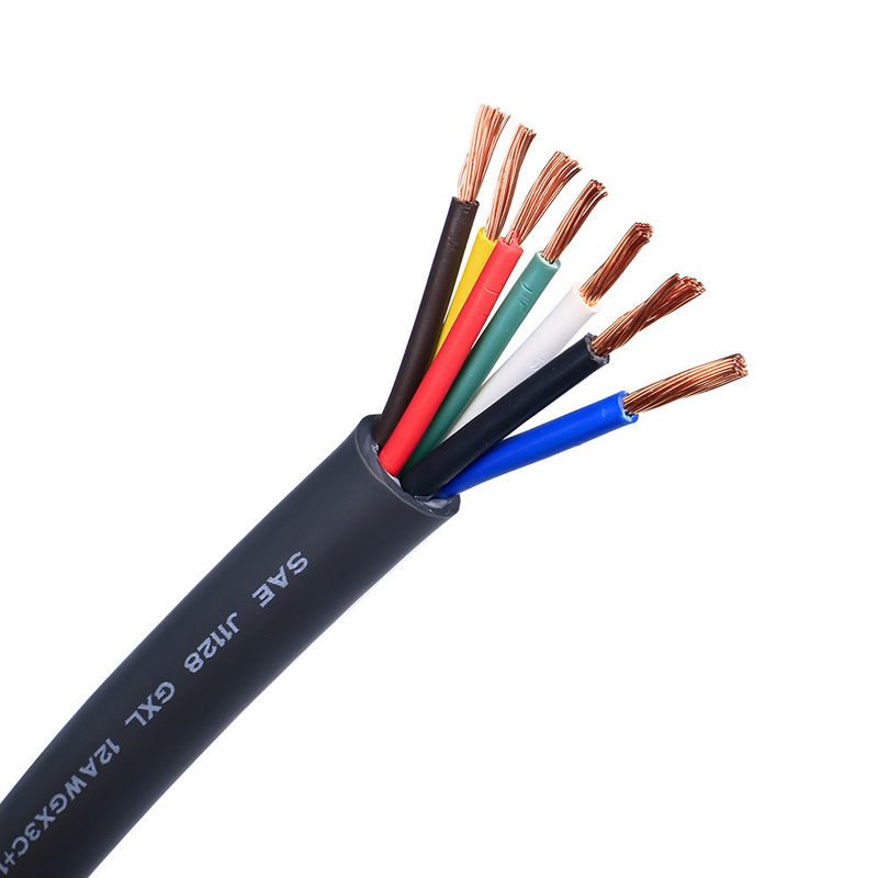 Kupferleiter Hohe Weichheit Niedrigspannungsdraht für Automobile PVC Isoliertes geballtes Kabel Flexibles Kabel