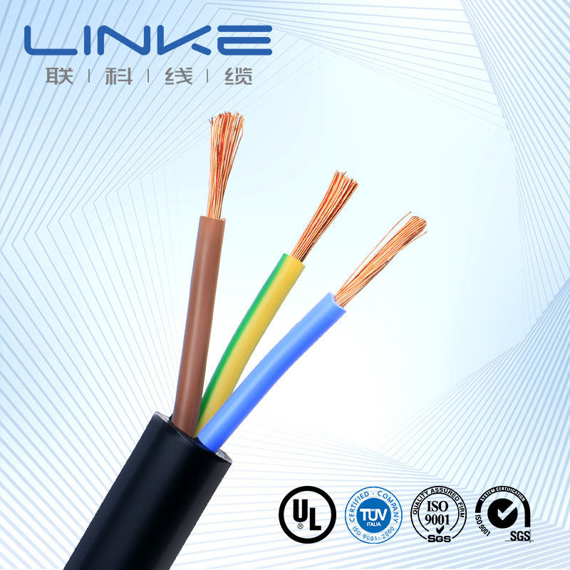 RS PRO 3 Kern x 0,75 m2 ((Klasse 5 PCW), PVC-isoliert, mit PVC-Hülle, 300/300V, H03VV-F.