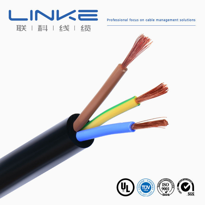 300/500v Kupfer Doppelisolierter Strangleiter PVC 3Kern 4mm RVV Elektroflexibles Kabel