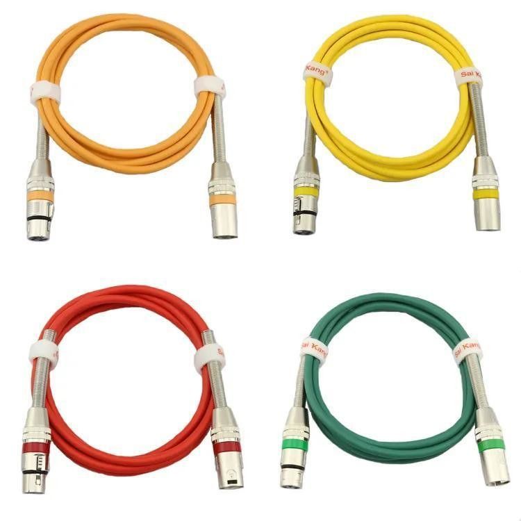 Anpassbares XLR-Kabel mit hoher Klangqualität und barem Kupferdraht für professionelles Audio
