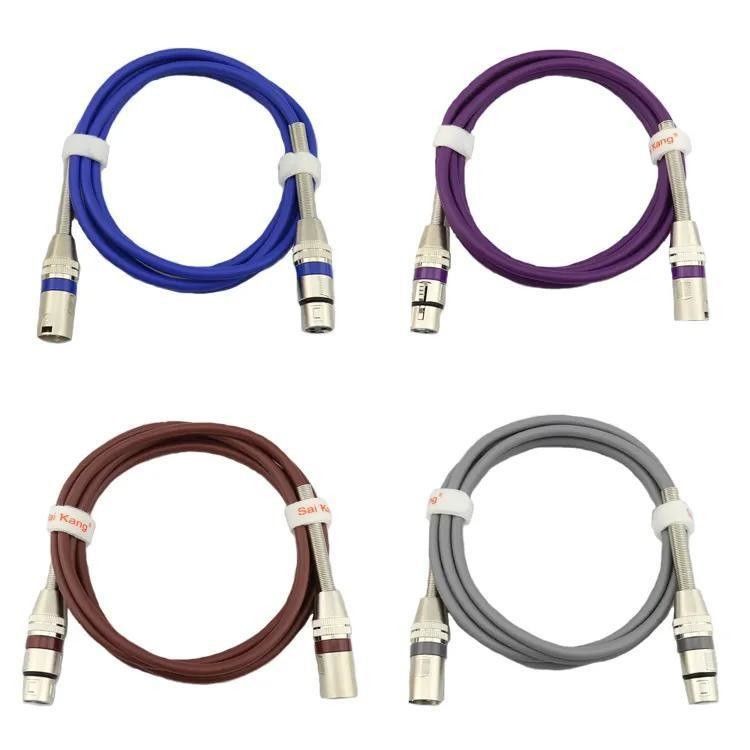 Anpassbares XLR-Kabel mit hoher Klangqualität und barem Kupferdraht für professionelles Audio