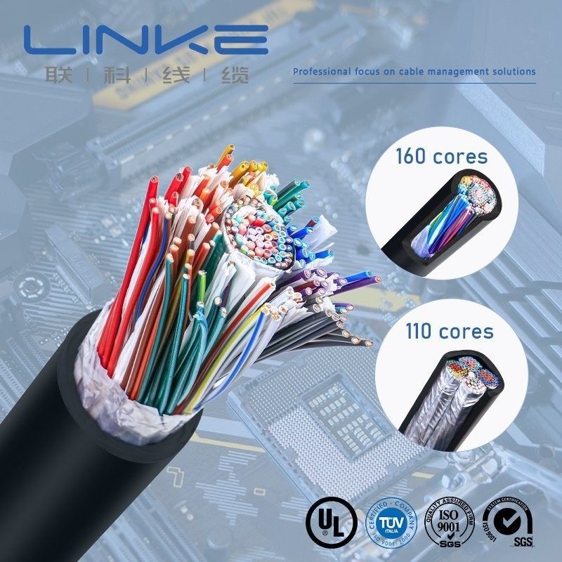 UL2464 22AWG *110c Mehrkernkabel für elektronische Geräte in PVC-Hülle Material Flexible PVC Jacket Ausrüstung Innenverkabelung