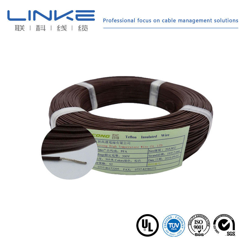 10-30AWG Zinnstahl Kupferdraht Kern FEP Isolierung UL1330 Stromdraht Elektro-Kabel Hochtemperatur