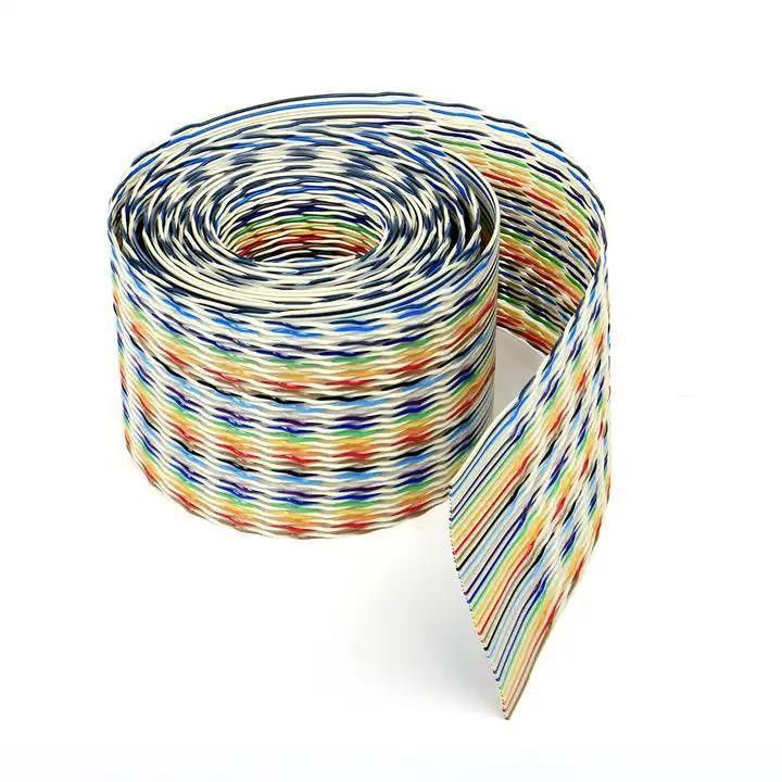 50 Pins flaches, flexibles Bandkabel mit PVC-Hülle und rundem Draht