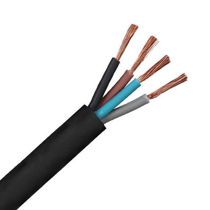 Unterirdische PVC-Gummibeschichtung Flexibles 0,5 mm2 elektrisches Kabel für eine reibungslose Leistung