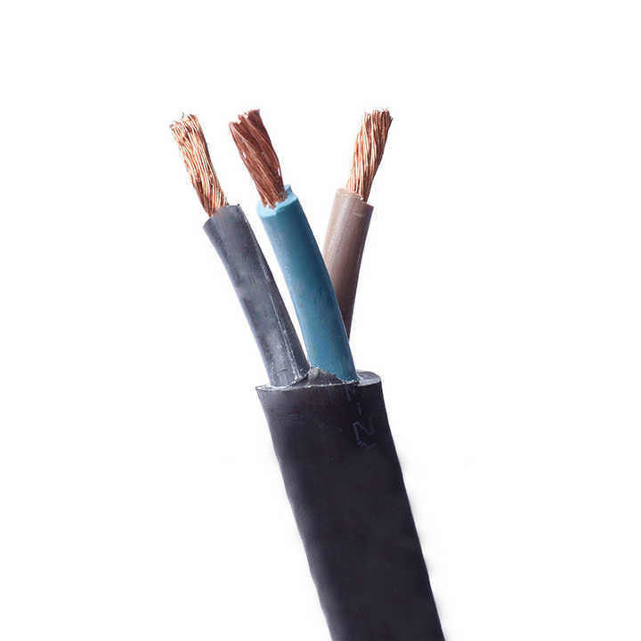 Unterirdische PVC-Gummibeschichtung Flexibles 0,5 mm2 elektrisches Kabel für eine reibungslose Leistung