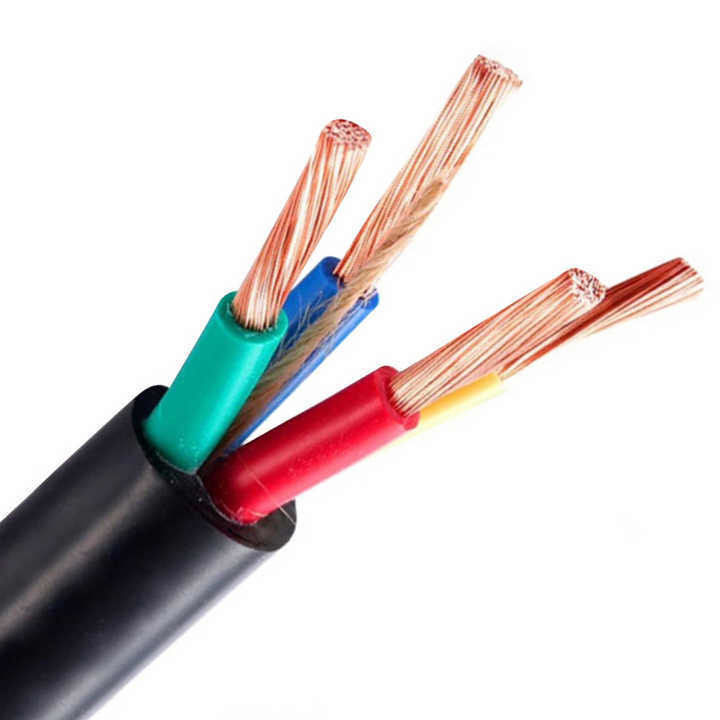 Unterirdische PVC-Gummibeschichtung Flexibles 0,5 mm2 elektrisches Kabel für eine reibungslose Leistung