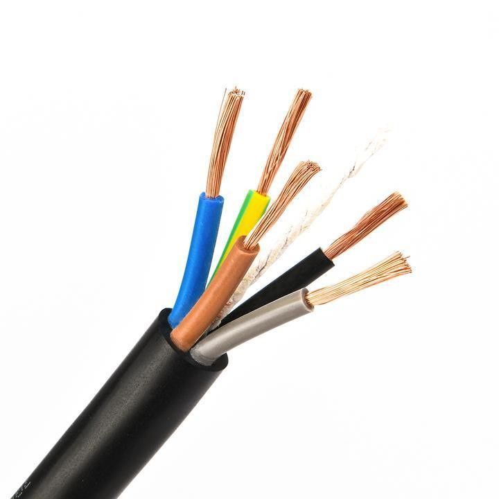 Unterirdische PVC-Gummibeschichtung Flexibles 0,5 mm2 elektrisches Kabel für eine reibungslose Leistung
