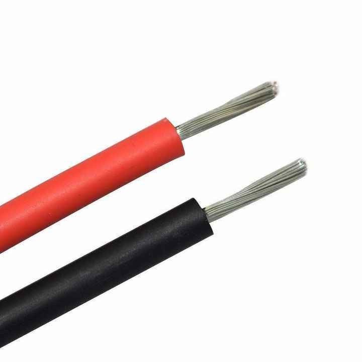 300.000kg Paket Bruttogewicht Isolierung 1500V Leistung PVC-Hülle Gleichstrom-PV-Solarkabel