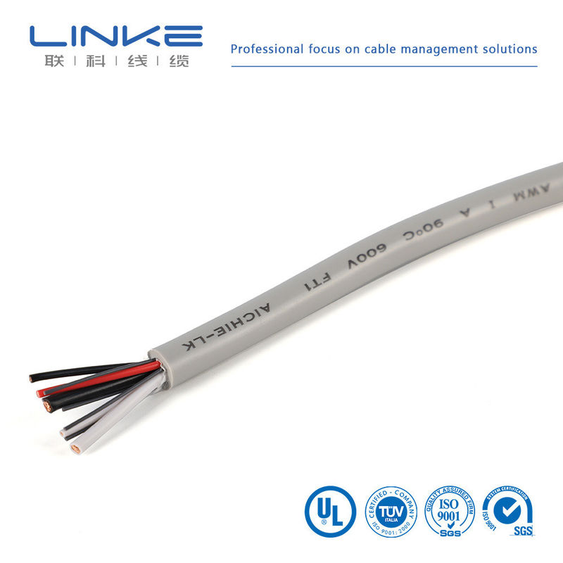 Isolierter Kupferdraht UL 2587 abgeschirmtes PVC-Kabel flexibler Strang-Leiter-Motor