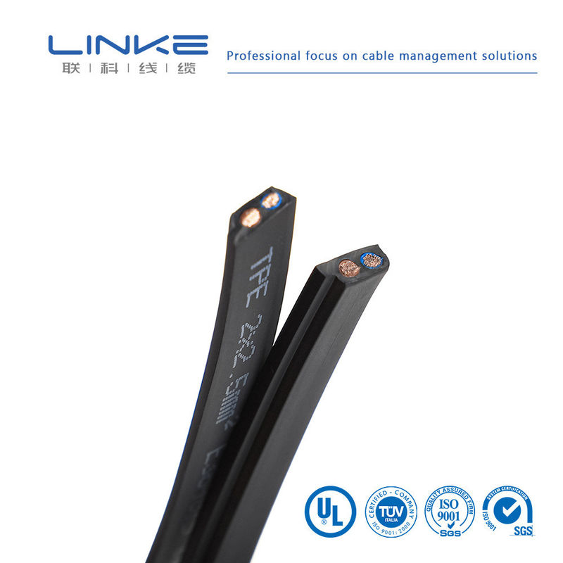 PVC-Mantel verzinnt Kupferkern 300V Nennspannung Flachkabel für Automobil- und Industrieanwendungen