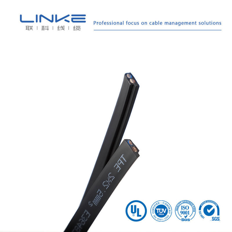 PVC-Mantel verzinnt Kupferkern 300V Nennspannung Flachkabel für Automobil- und Industrieanwendungen