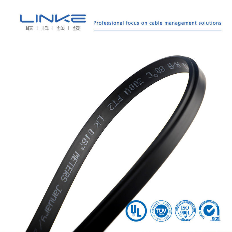 PVC-Mantel verzinnt Kupferkern 300V Nennspannung Flachkabel für Automobil- und Industrieanwendungen