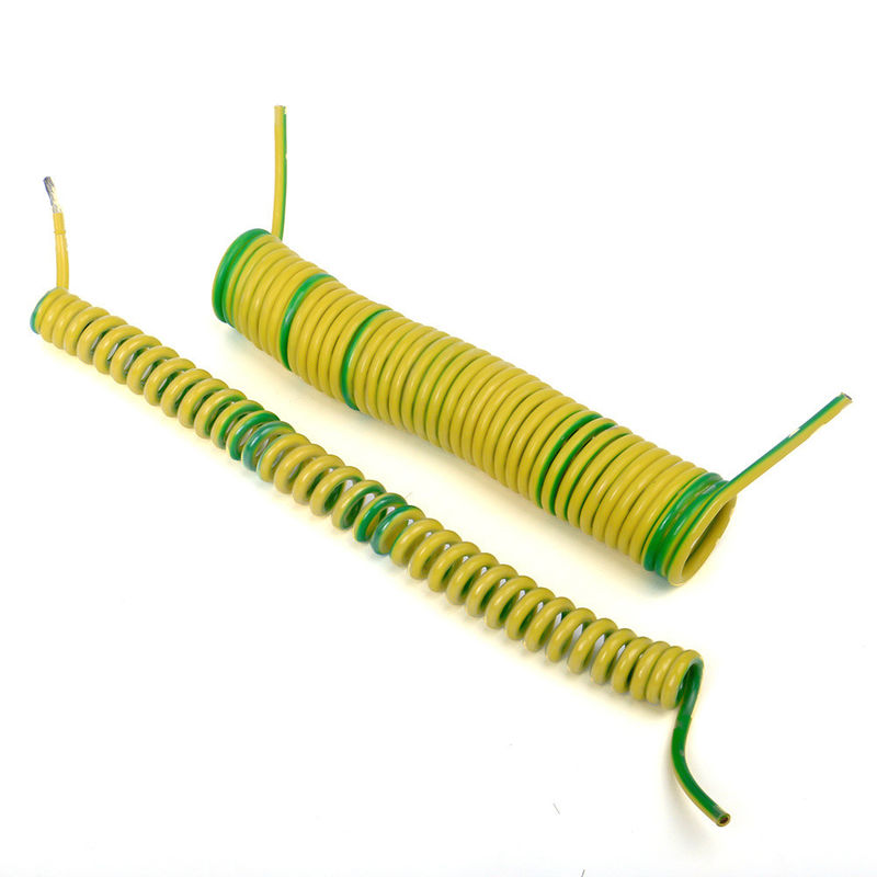 PUR Silikon-Niedrigspannungskabel Spiral Coiled CCC-zertifiziert für Roboter