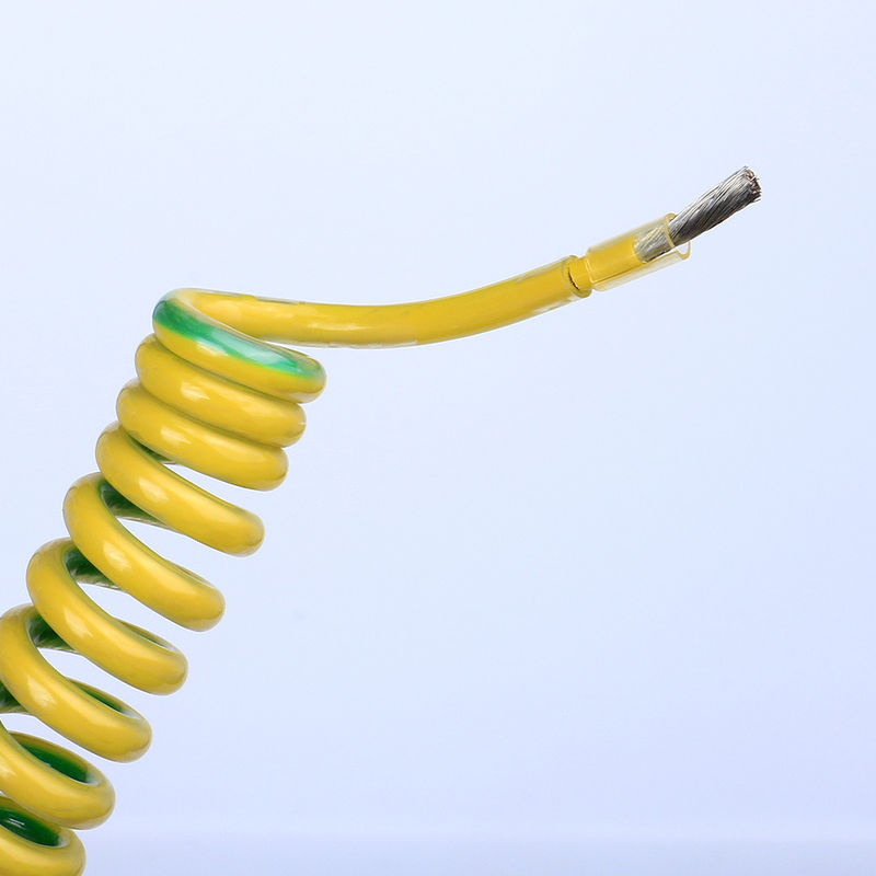 PUR Silikon-Niedrigspannungskabel Spiral Coiled CCC-zertifiziert für Roboter