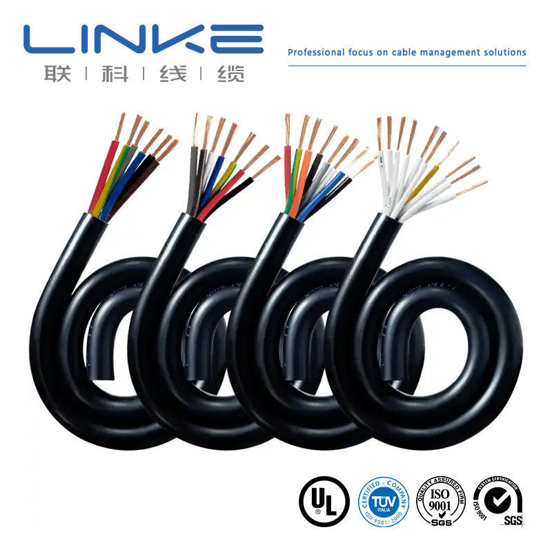 600V Rvv H05VV-F Multi Core Flexible Electrical Wire Cable for Industrial Automation
