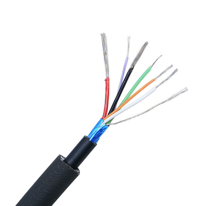 angepasstes Multicore-Floating-Kabel mit wasserdichtem Auftrieb und eingelagertem Kupferleiter für Unterwasser-ROV-Tether
