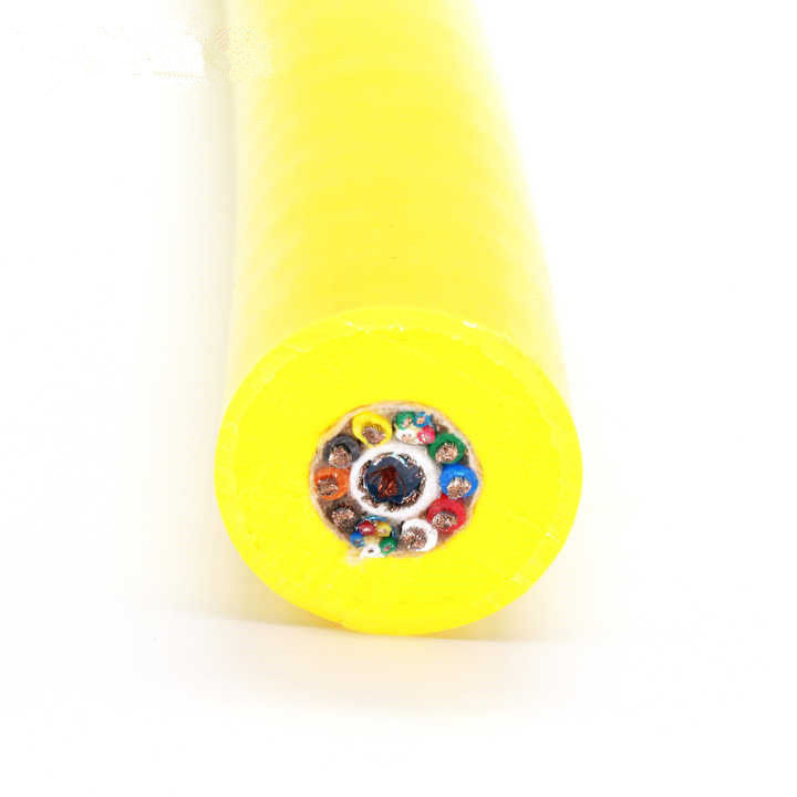 Leichtgewichtes schwimmendes ROV-Unterwasserkabel mit Kupferkern und PUR-Schaumhülle