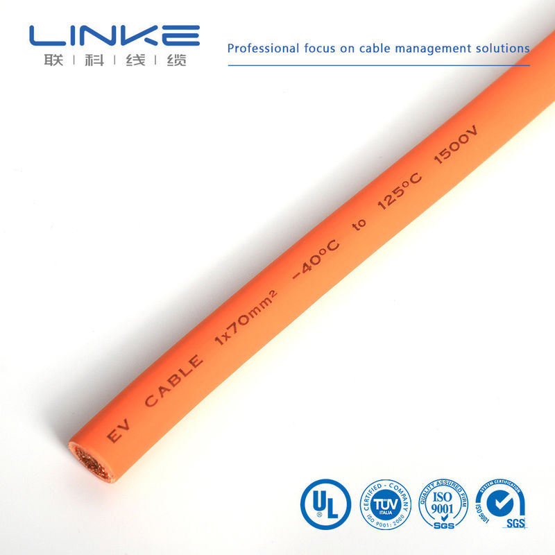 Hochspannungs-Energiespeicherleitung Isoliertes XLPE-Kabel mit PVC-Schichtmaterial EV-Ladekabel
