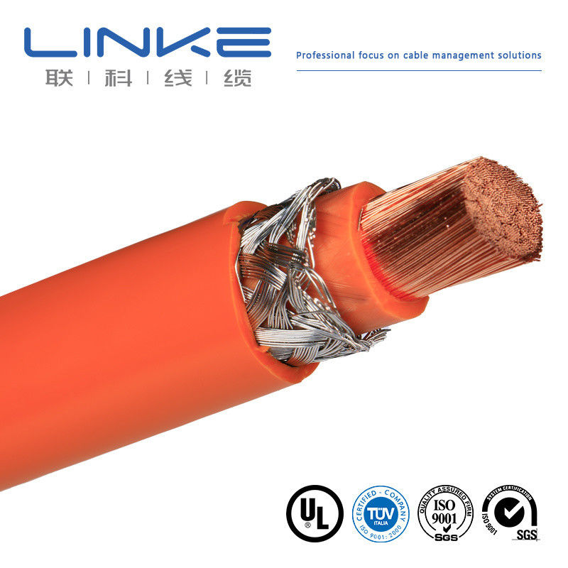 Hochflexibles reines Kupfer-EV-Kabel, 10/16/25/35/50/70 Quadratmm Einzelkern-Hochspannung-EV-Batterie-Kabel