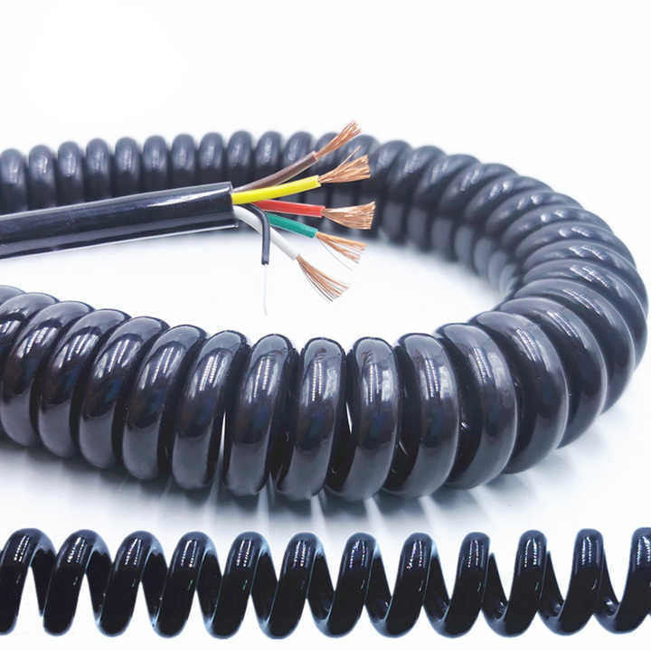 Industrielle Steuerungskabel mit Kupferdraht und PVC/PE/PP/PU/TPE Isolierfederleitung