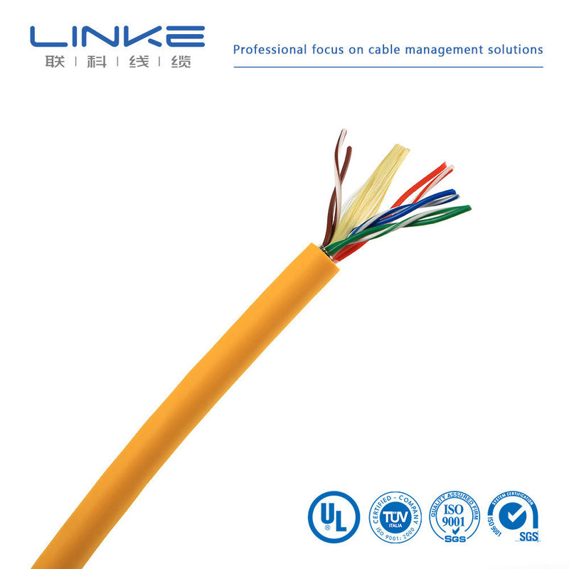 CAT5e UTP LAN-Kabel CCA 1000 ft Gelb Optionalfüllstoff US-Währung US-Feststoff Gelb
