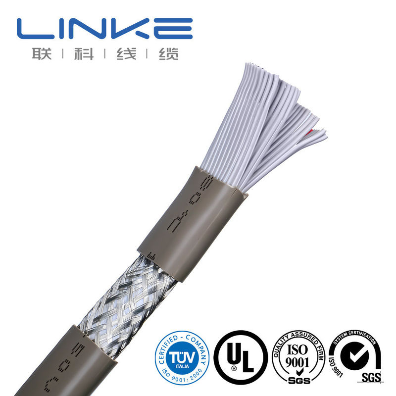 50 Kerne Schild flache industrielle Steuerung Kabel mit PVC Isolierung TPU Hülle