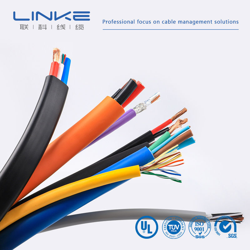 Soft Copper Wire PVC Isoliertes Industrie-Steuerungskabel 60227 IEC 52 53rvv Mehrkern-Steuerungskabel
