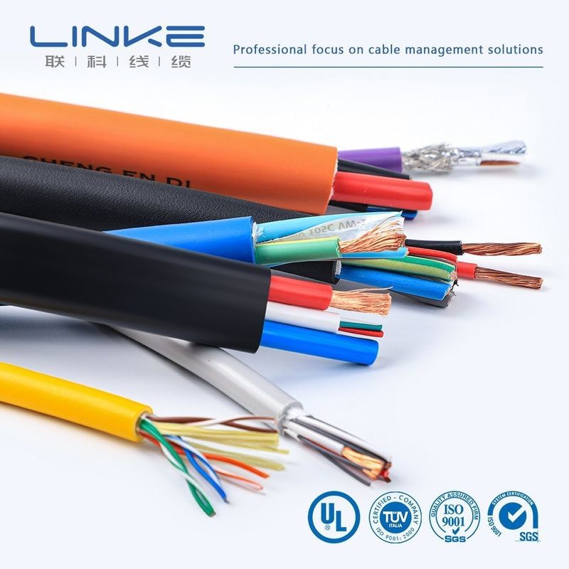 Soft Copper Wire PVC Isoliertes Industrie-Steuerungskabel 60227 IEC 52 53rvv Mehrkern-Steuerungskabel