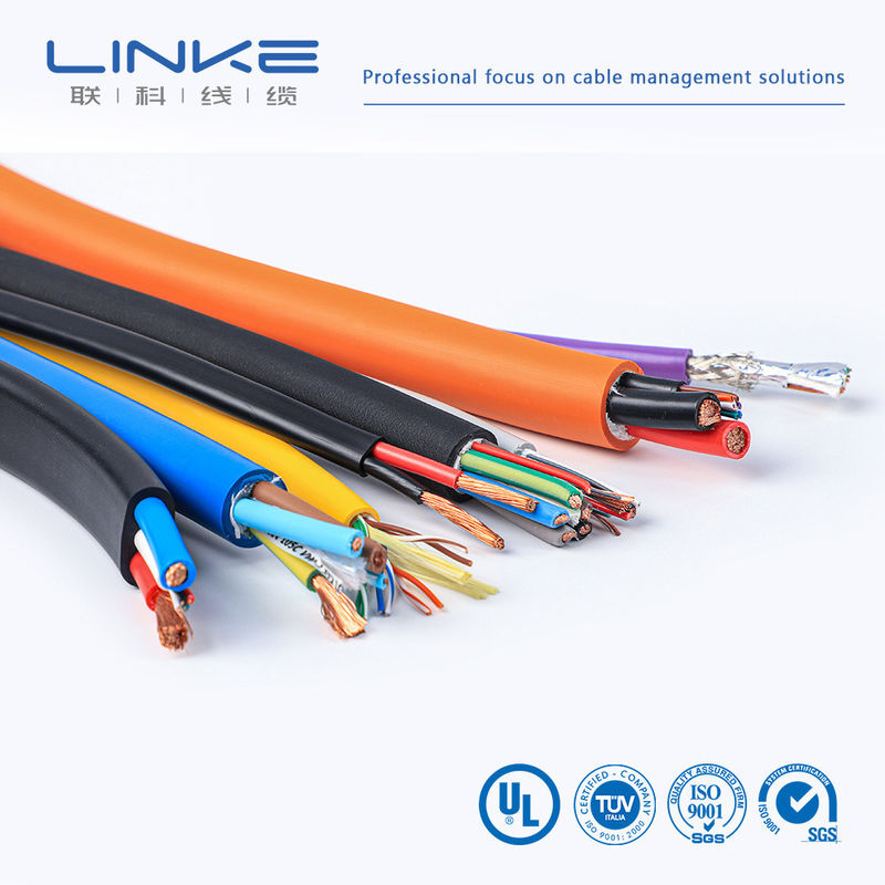 Soft Copper Wire PVC Isoliertes Industrie-Steuerungskabel 60227 IEC 52 53rvv Mehrkern-Steuerungskabel