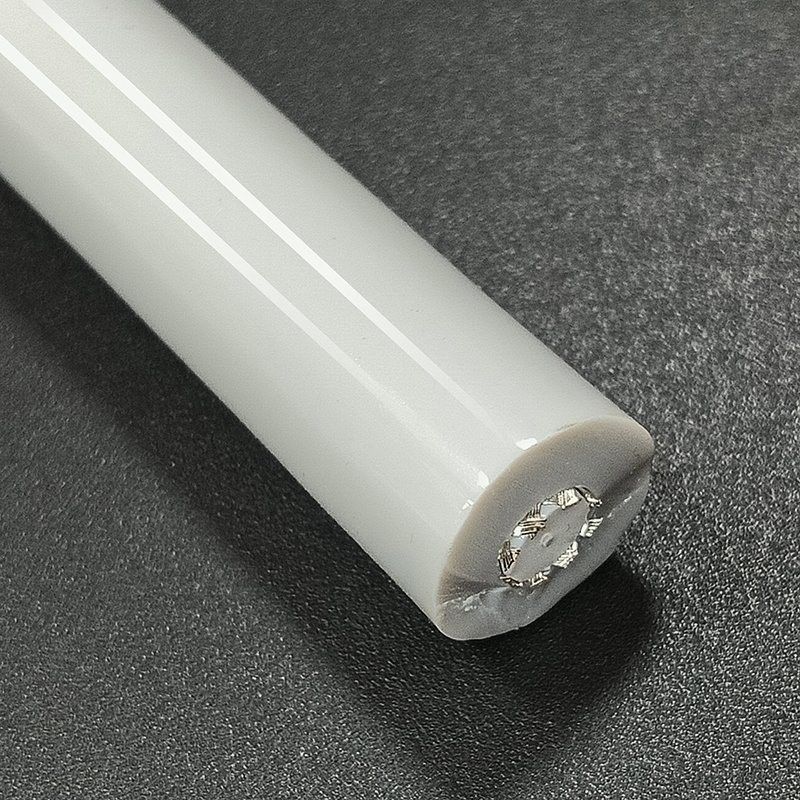 Spannungs-Medizinkabel mit isoliertem Glasfaserkabelkern und Silikon-Gummibedeckung