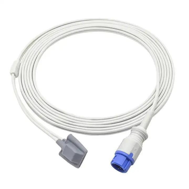 SpO2-Verlängerungsadapter Kabel TPU Isolierte Mehrwegkabel für medizinische Geräte