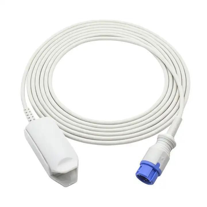 SpO2-Verlängerungsadapter Kabel TPU Isolierte Mehrwegkabel für medizinische Geräte