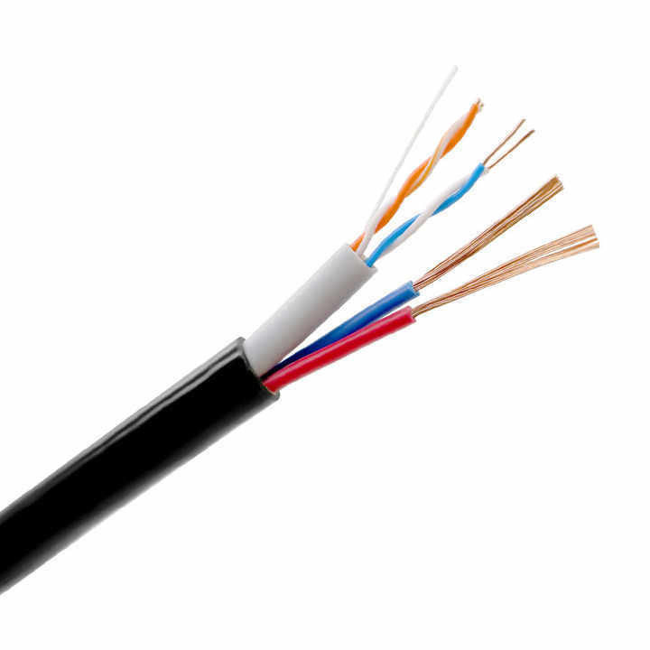 1 bis 24 Kern-FRP-Selbsttragendes Hybrid-Glasfaser-Stromkabel mit geballtem Kupfer für die Hochgeschwindigkeitsübertragung