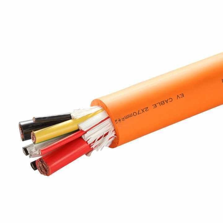 Einzelkern geschützte Elektroauto Draht EV-Kabel 6AWG 14AWG Energie Hochspannungsdraht Silikon Gummi Jacke
