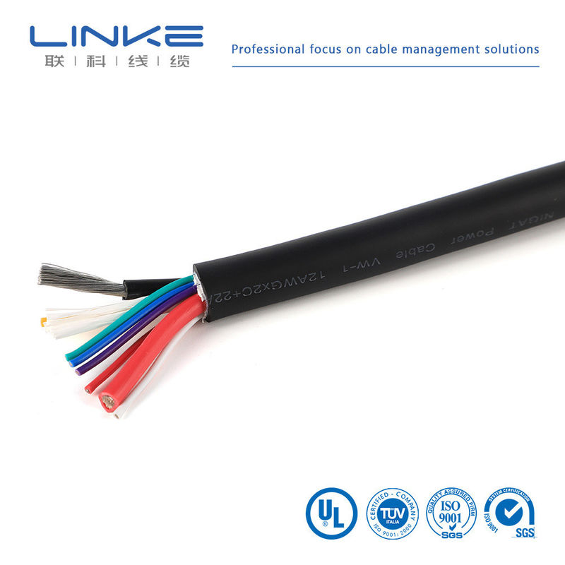 Hochspannungs-Doppelschutzkabel aus Kupfer für Fahrzeuge mit niedrigem und mittlerem Spannungsgrad